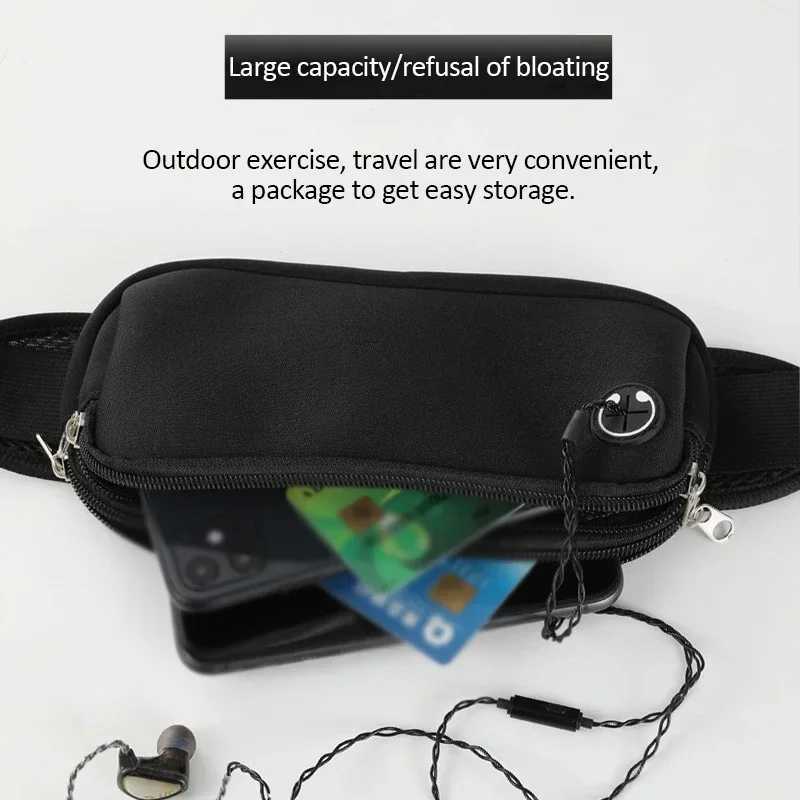 Sports Fanny Pack Women Belt Bag Men Running Waist Bag Mobile Phone Gym Bags Running Accessories Adjustable Strap Waist Bags Z250911