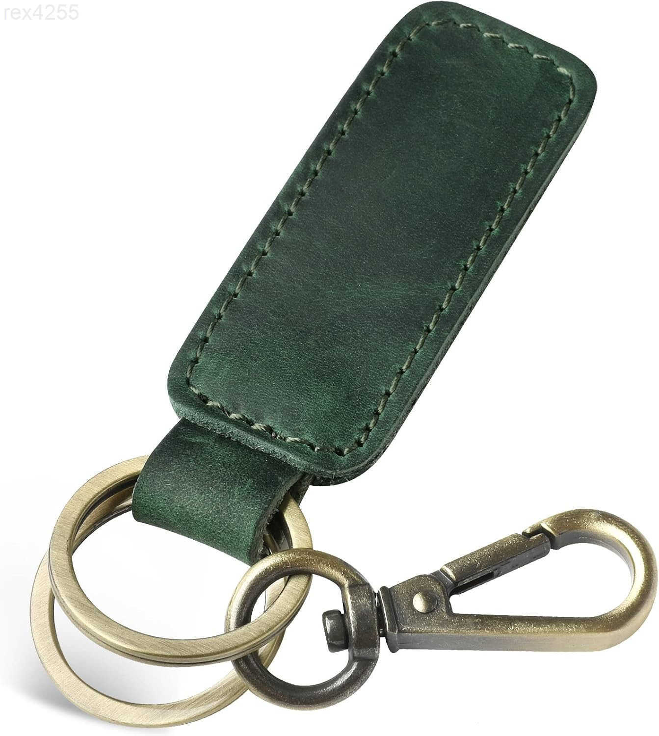 Genuine Leather Car Keychain Universal Key Fob Keychain Leather Key Chain Holder for Men and Women JC306W250911