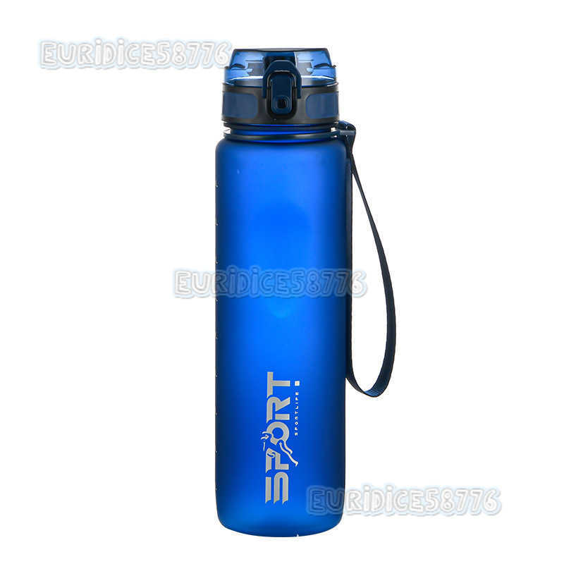 New Sandblasting 1l Plastic Cup for Mens Outdoor Highcapacity Sports and Fitness Water Bottle Student Bouncing Water Cup Female Space Cup H250911