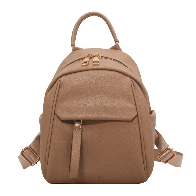 TB BHULAMTE Designer Bag Backpack Korean Style Soft Leather Texture Fashion Simple Backpack Casual Versatile School Luxury Bag Commuting Literary Bag 