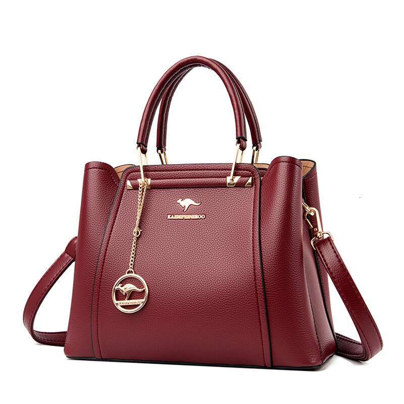 Women Soft Leather Handbags Designer 3 Layers Shoulder Crossbody Bag Ladies Large Capacity Shopping Brand Messenger Tote