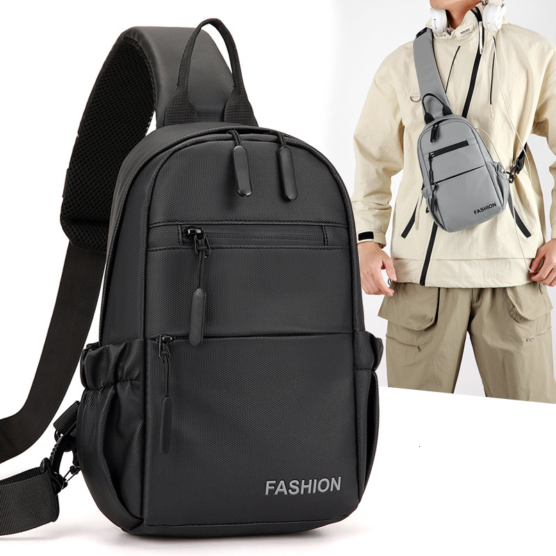Men S Chest Bag Outdoor Sports Trendy Single Shoulder Bag Designer Bag Commuting Simple Handbag Multi Layer Large Capacity Luxury Bag Free Shipping Cr