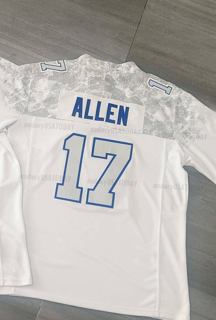 Custom 2025 Rivalries Football Jersey Josh Allen Keon Coleman Joey Bosa Gabriel Davis Von Miller Dawson Knox