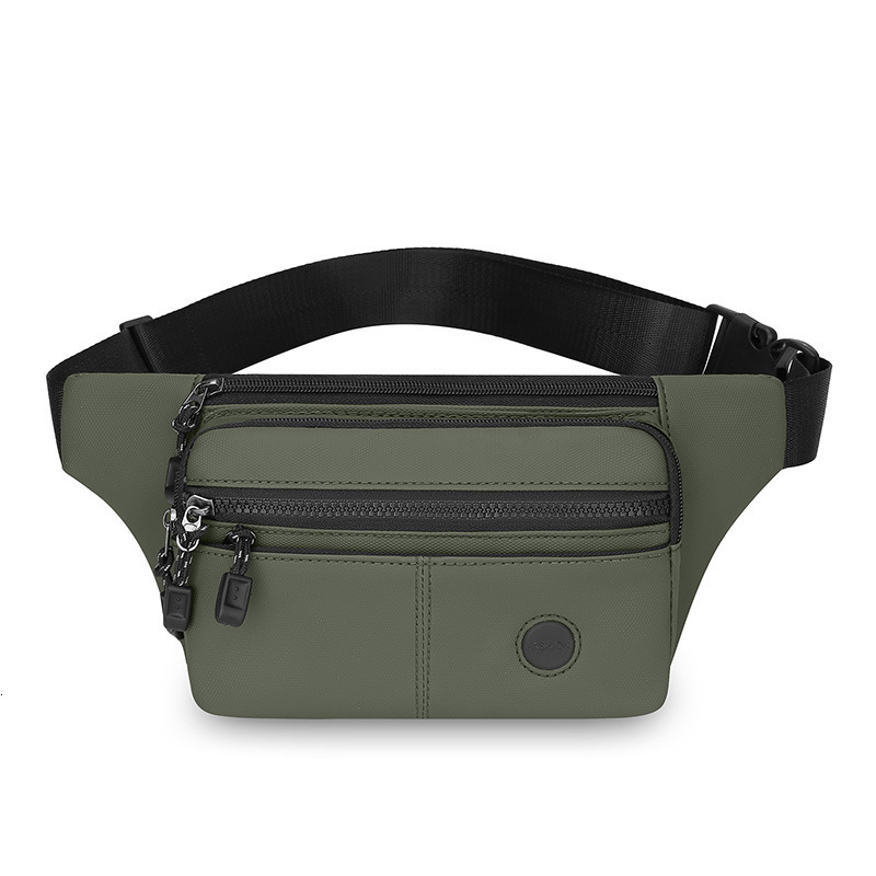 Men S Waist Bag Designer Bag Fashion Portable New Simple Shoulder Bag Casual Versatile Trendy Chest Free Shipping Bag Multi Layer Luxury Bag Storage C
