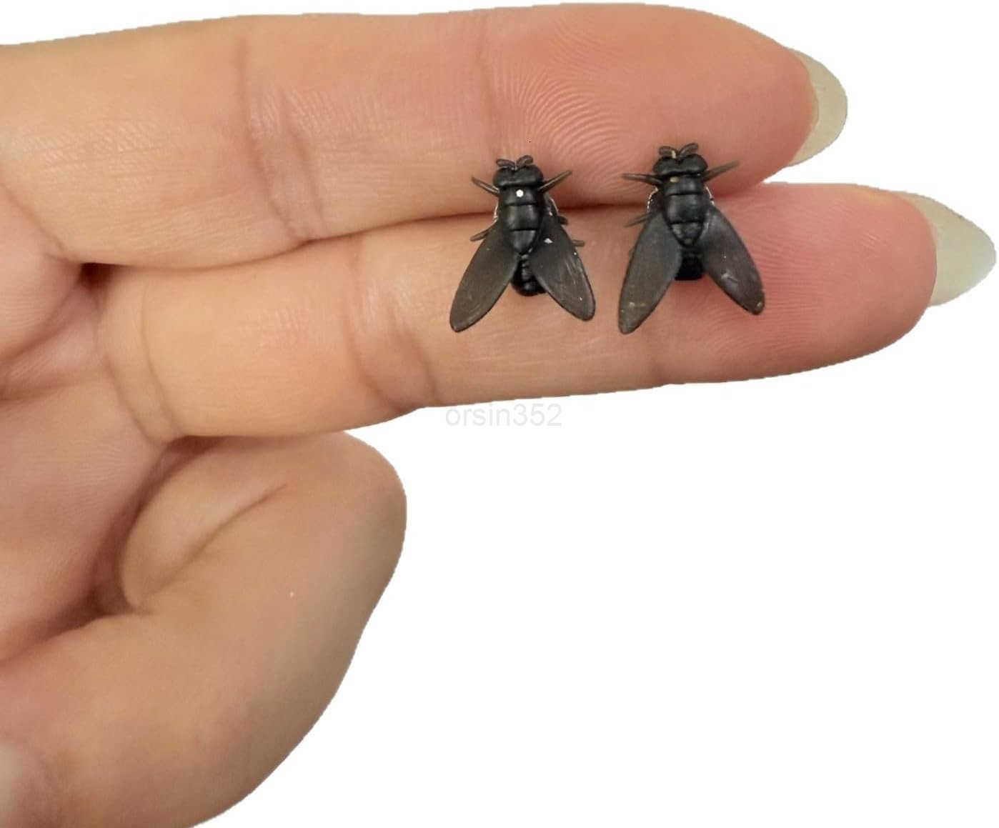 Fly Earring For Women 2Pair3Pair Simulation Mini Prank Simulated Animal Funny Novelty Abstract Exaggerate Creative Statement Gift JewelryW250911