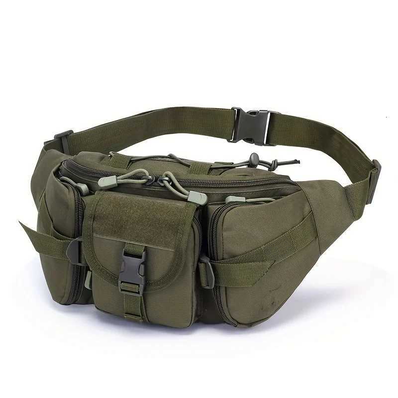 Outdoor Walking Large Capacity Sports Fanny Pack Tactical Waterproof Oxford Cloth Multifunctional Chest Bag Leisure Fanny Pack Z250911