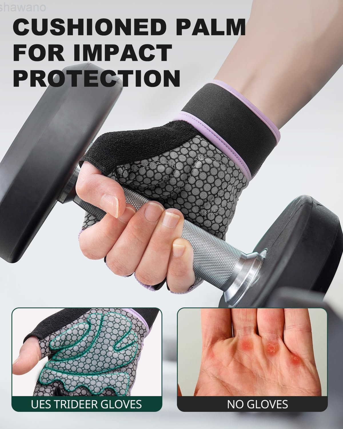 Weight Lifting Gloves for Women Men with Wrist Support Workout Gloves Women Full Palm Protection for Gym Training Fitness Weightlifting Pull UpsW25091