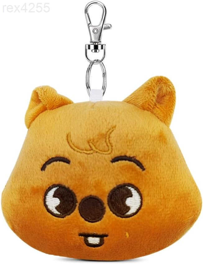 Keychains Cute Cartoon Animal Keyring Car Key Pendant Women Backpack Handbag Wallet Pendants DecorationW250911