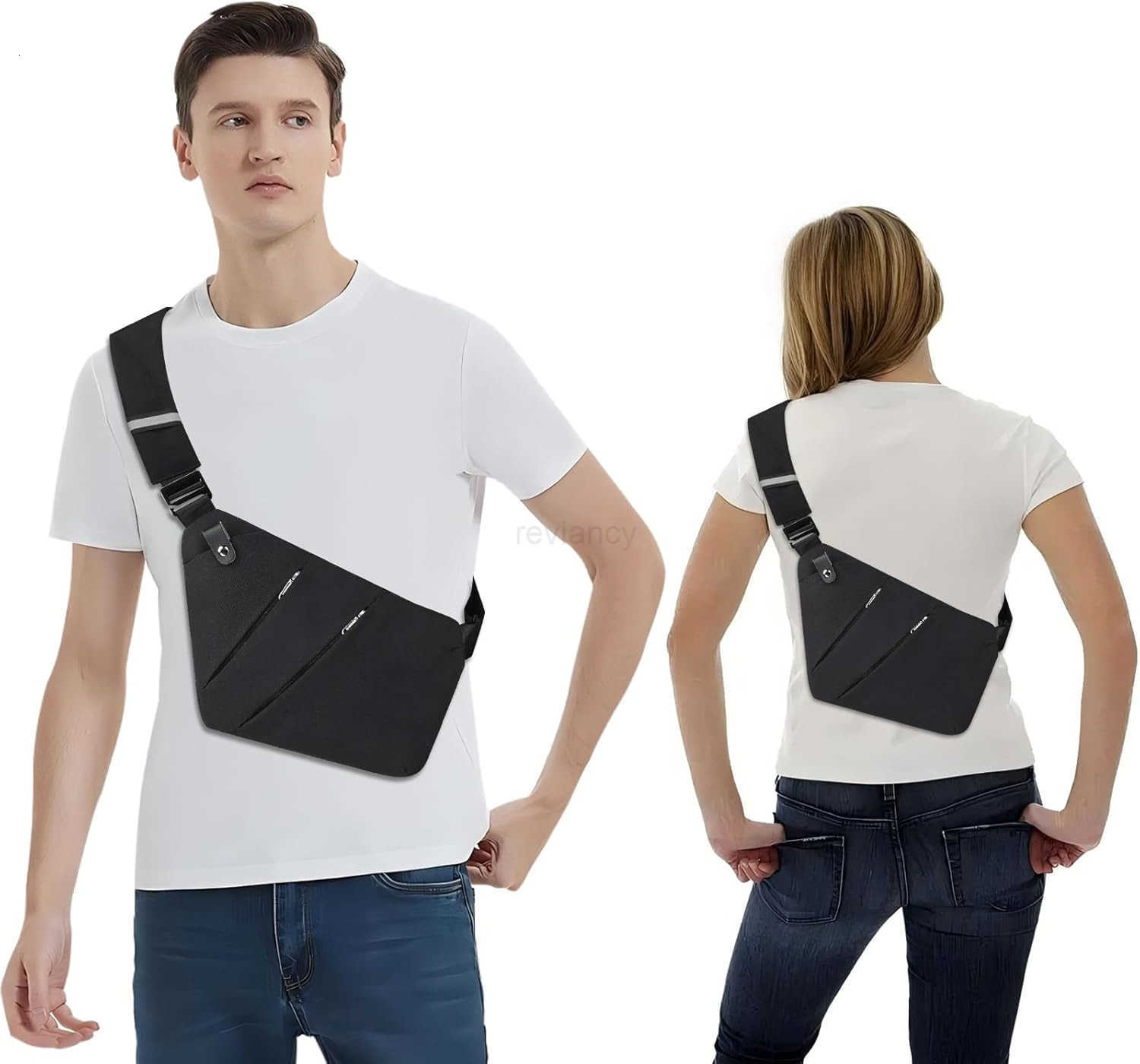 Sling Bag AntiTheft Crossbody Bag for Women Men Sling Backpack Multipurpose Travel Essentials Hiking Chest Bag DaypackW250911