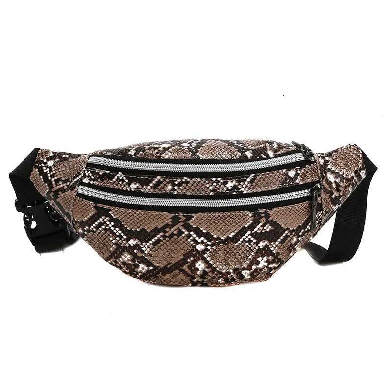 Waist Bag Snakeskin Belt Bag Fanny Pack Beach Travel Banana Fashion Crossbody Phone Pouch Hip Bum Zip Women Purse Chest Bag Z250911