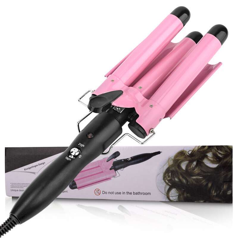 Egg Roll Hair Curler Temperature Adjustable Fluffy Instant Noodle Head Big Wave Electric Splint Curling Iron Factory
