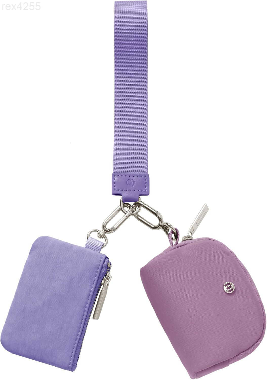 Keychain Wallet Mini Zip Around Wristlet Wallets with Detachable Dual Pouch Ideal Portable Coin Purse for Women and MenW250911