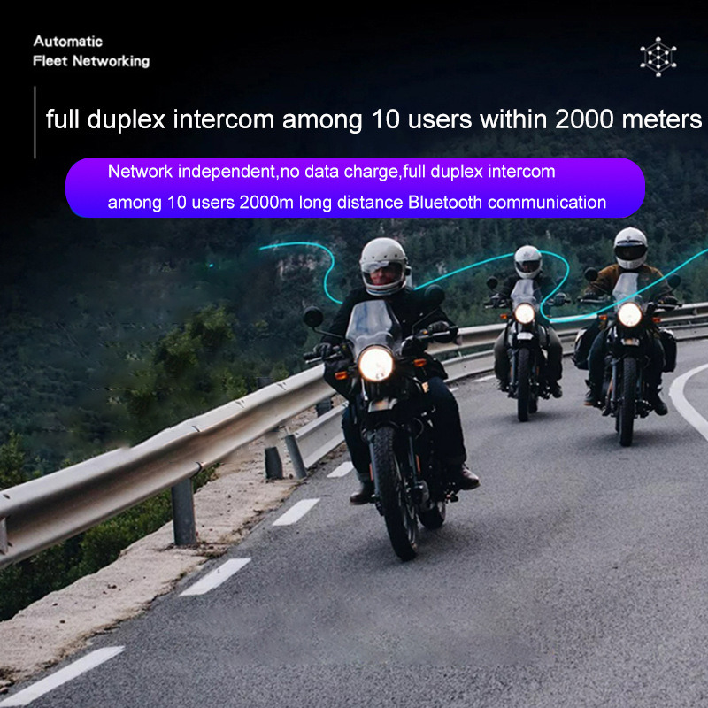 10 person helmet Bluetooth headset motorcycle helmet headset riding helmet Bluetooth headset intercom headset
