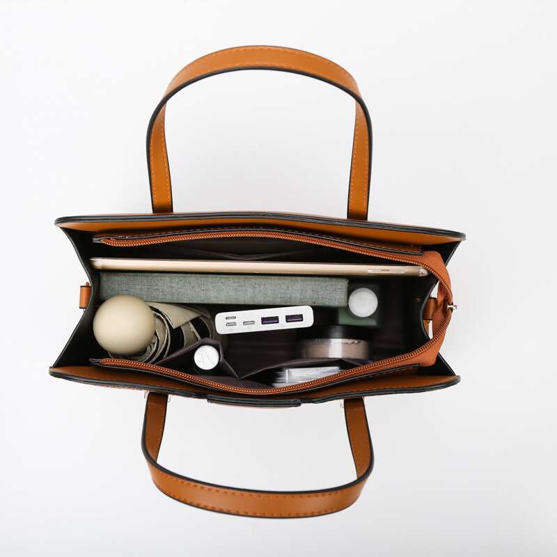 Handbags 2023 New Multi Piece Set Emed Single Shoulder Diagonal Cross Carrying Mother Women's Bag