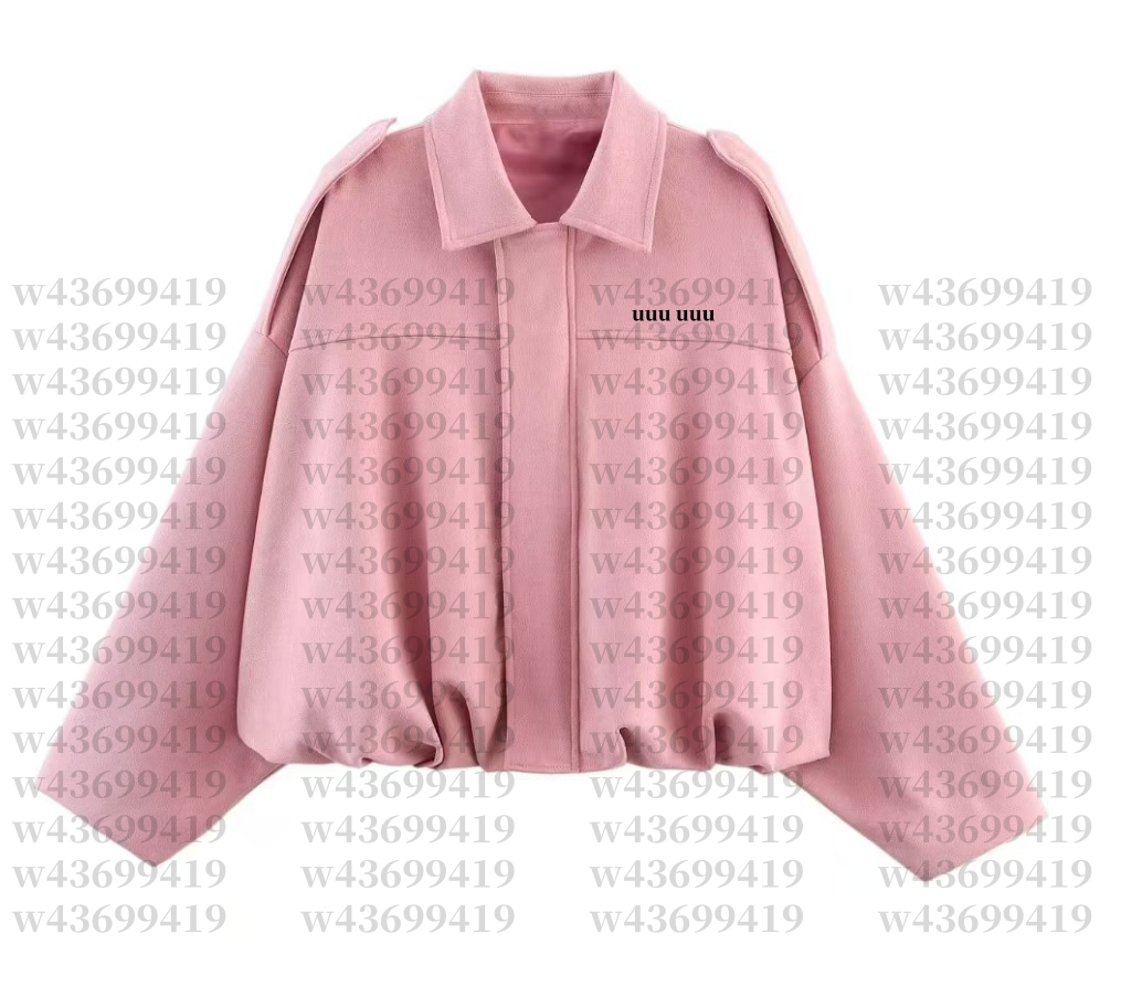 Designer Clothes Suede Bomber For Women Outerwears Oversized Jacket Woman Streetwear Zip Women's Coats Padded Varsity Jackets