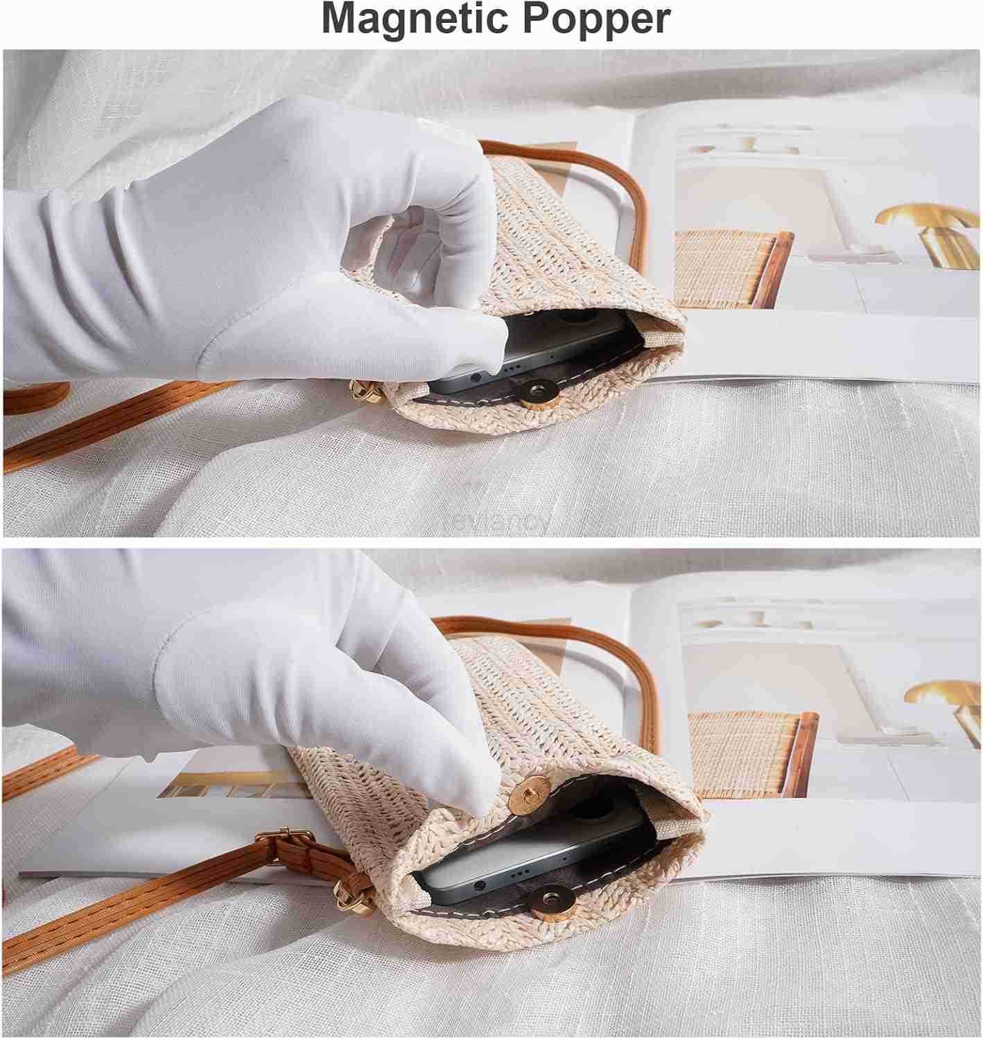 Crossbody Phone Bag for Women Ladies Small Crossbody Shoulder Straw Bag Cellphone Bags Purse WalletW250911