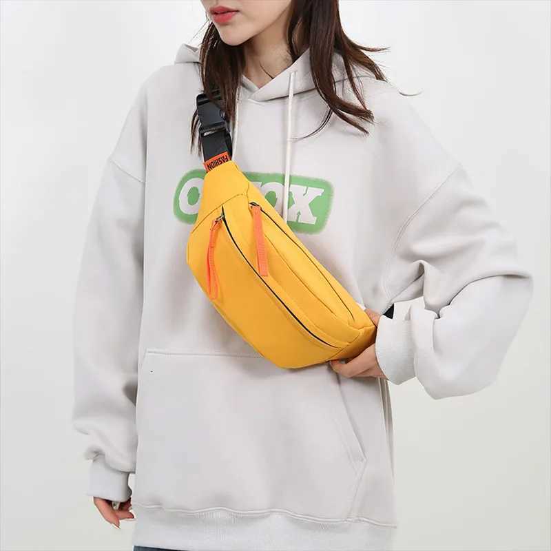 2024 Yellow Green Fashion Banana Chest Bag Men Women Street Casual Fanny Pack Outdoor Sport Single Shoulder Bag Z250911