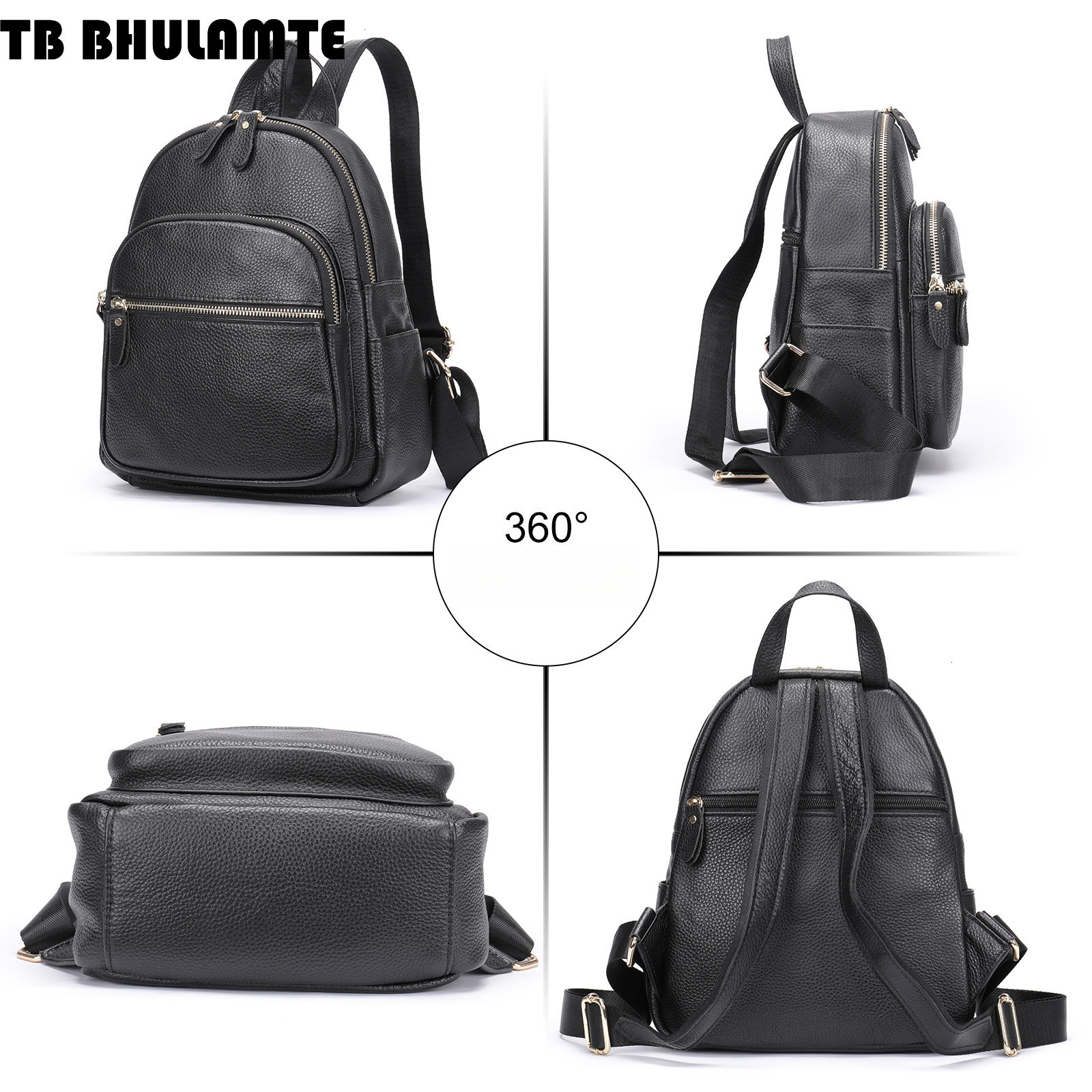 Free Shipping Designer Bag Genuine Leather Women's Backpack High-end First Layer Cowhide Soft Luxury Bag Leather Pure Leather Versatile Women