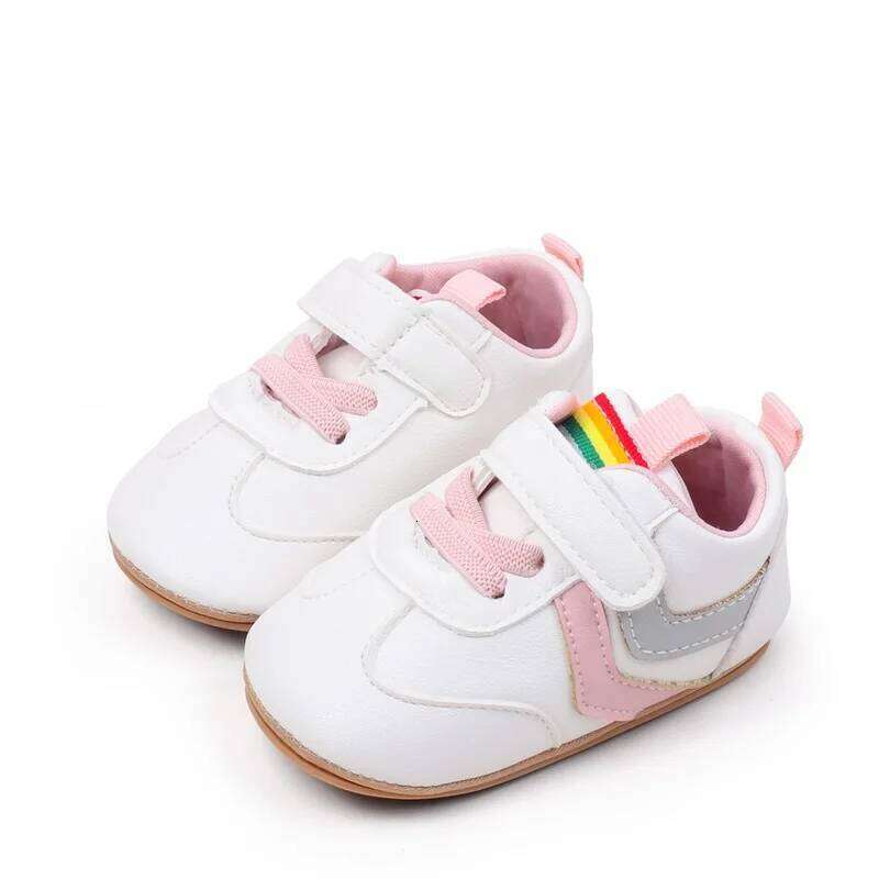 Citgeett Spring Infant Baby Boys Girls Sneakers Contrast Color Soft Non-Slip First Walking Fall Shoes