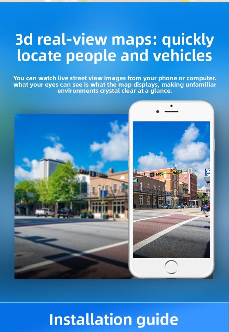 Global international version car gps locator rechargeable wireless GPS Beidou positioning tracker cargo transportation 6000MA rechargeable battery