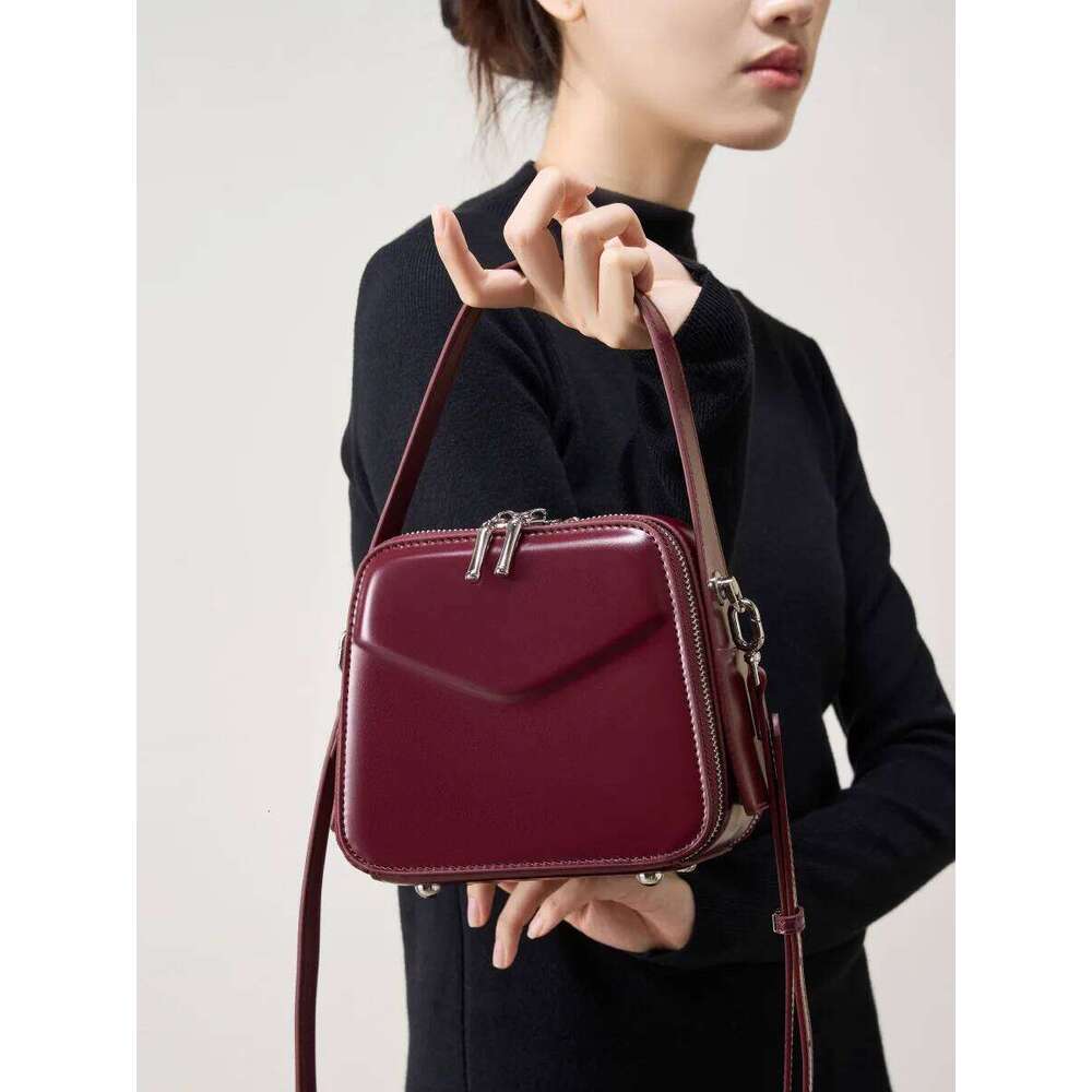 YANATARI Underarm Cowhide Genuine Leather Handbags Women Vintage Shoulder Bag Female Crossbody Bags High Quality