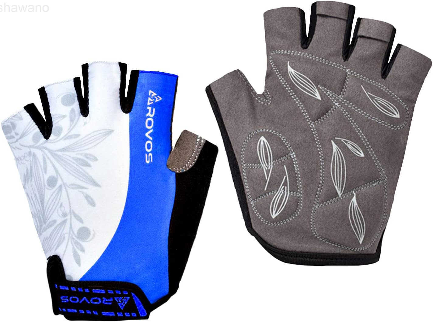 Cycling Gloves for Men Women 5MM AntiSlip ShockAbsorbing Gel Pad Lightweight Breathable Half Finger Design for Mountain Cycling Gym Motorcycle Outdoor