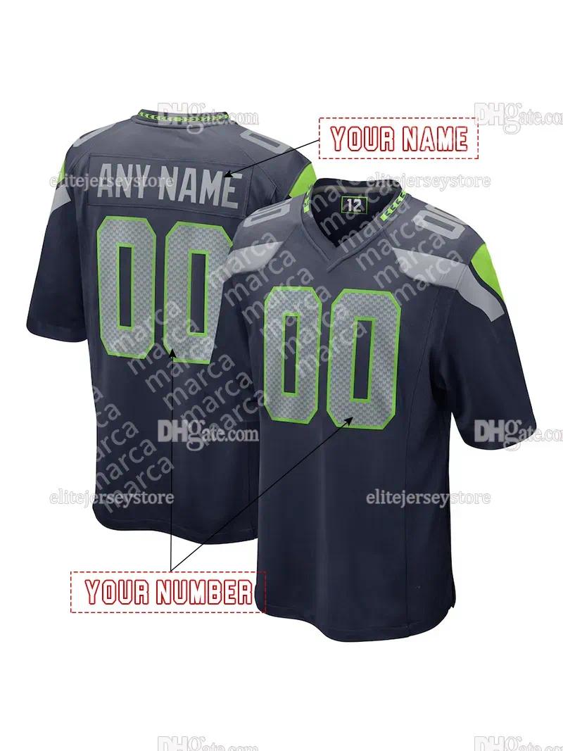 Personalized Custom Football 2025 Rivalries Jersey Cooper Kupp Darnold Smith-Njigba Walker III Love Embroidered Letter Number Design Polyester11