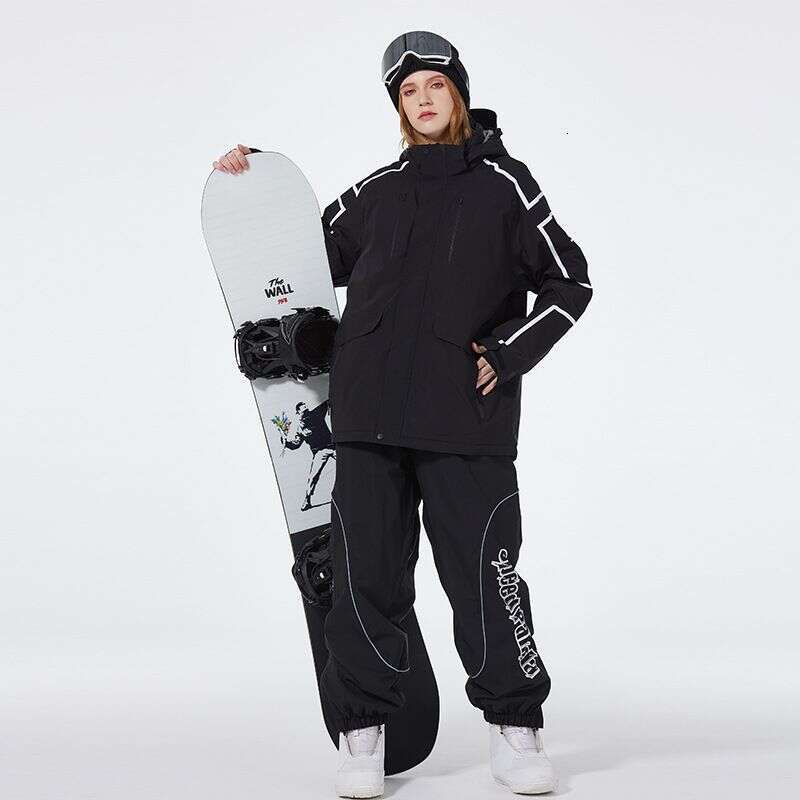 2024 New Men's And Women's Winter Outdoor Single Double Board Ski Suit