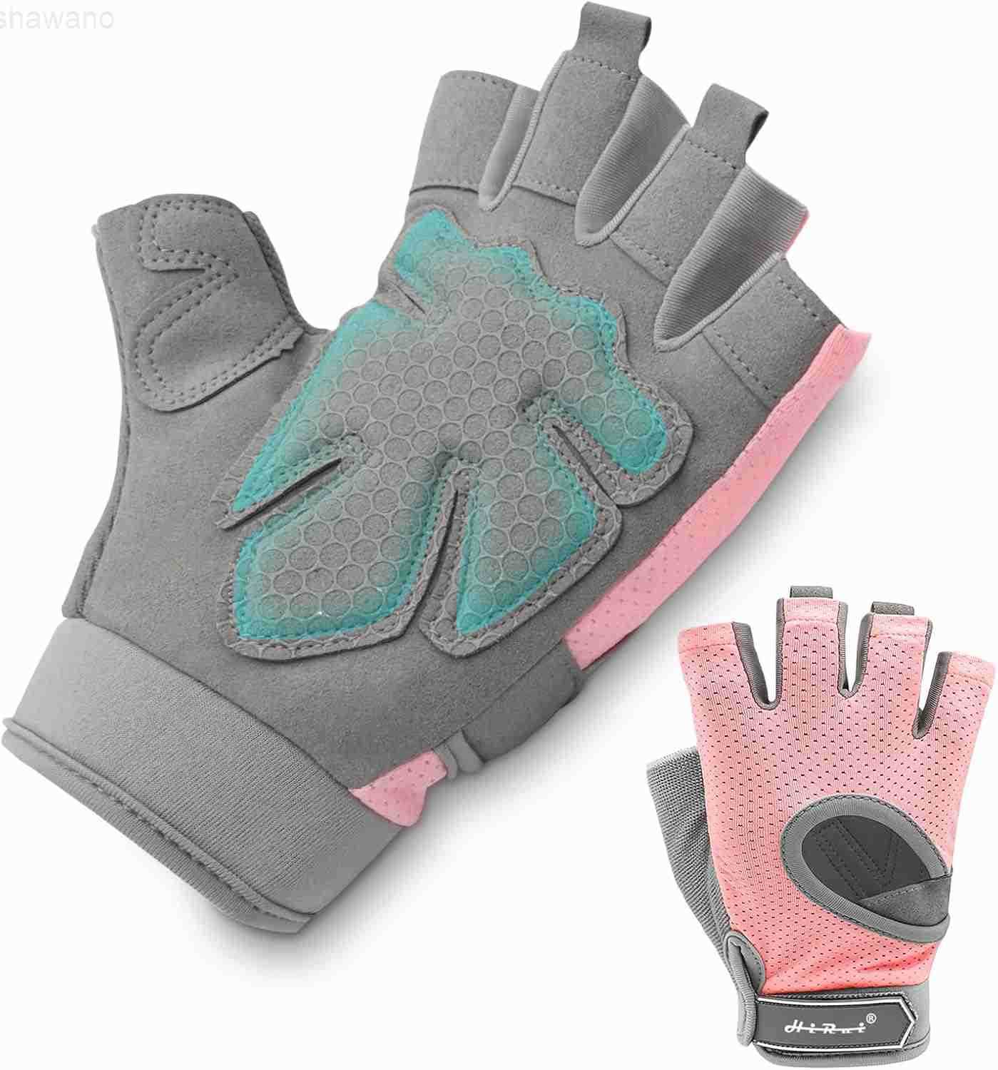 Workout Gloves for Men Women Kids Ventilated Exercise Gloves Cycling Gloves with Full Palm Silicone Padding for Fitness Tennis Weightlifting Gym Train