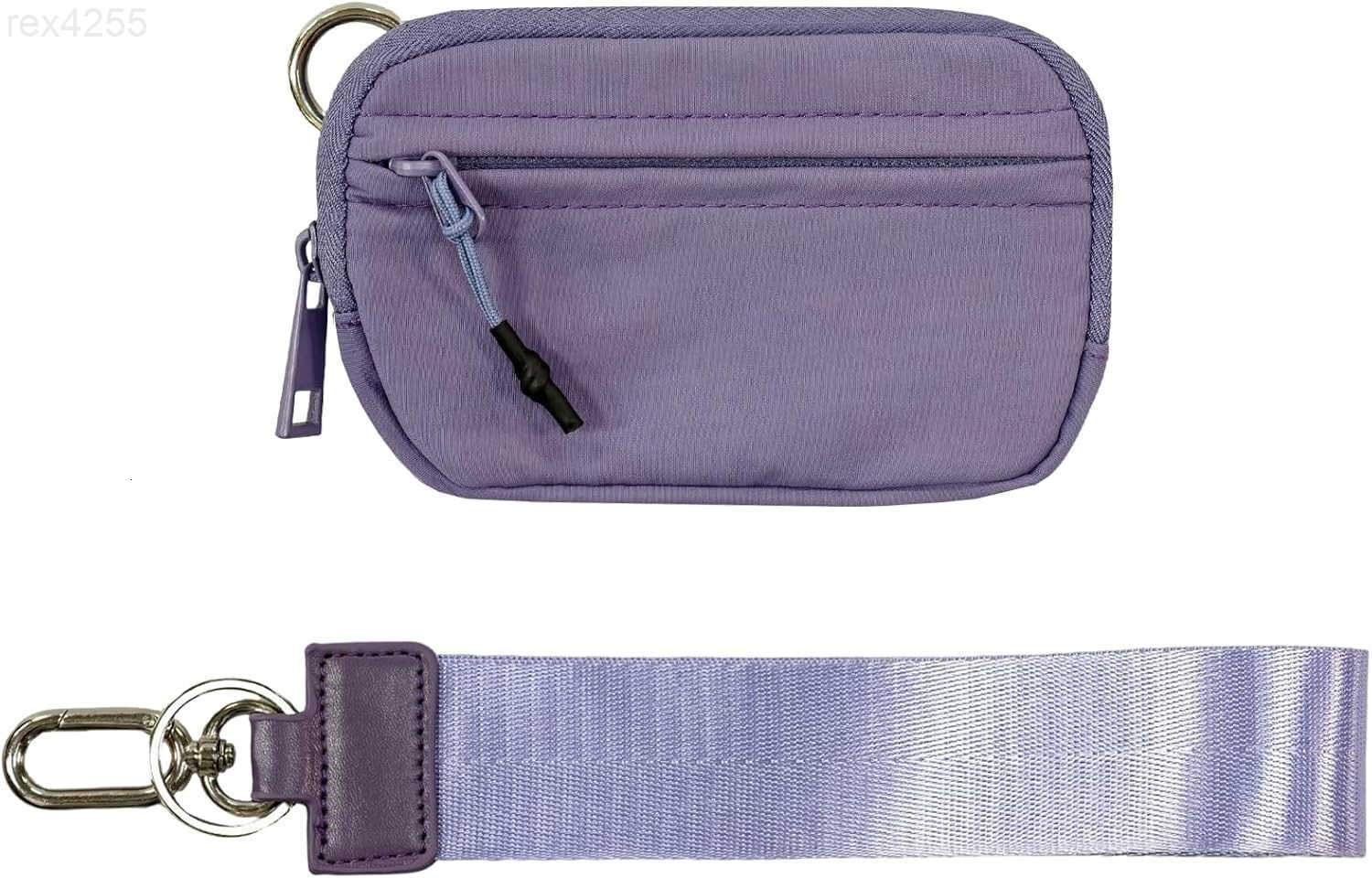 The Wallet 2nd Gen 636 inch The Pouch Wristlet for women Zippered Card Case With Id WindowHand strap for women Coin Purse Mini Portable Keychain Walle