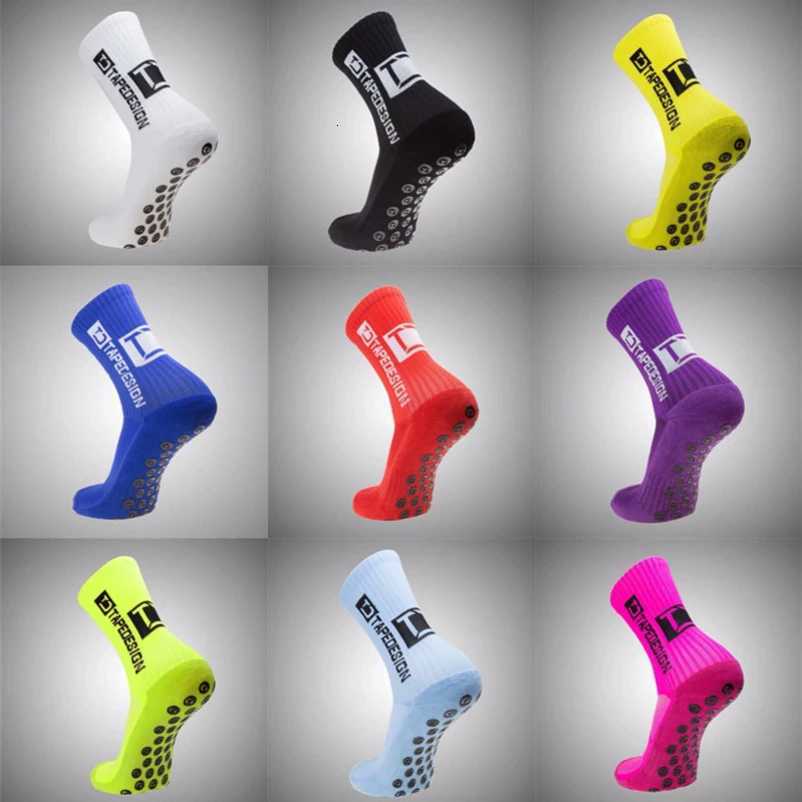 tapedesign football socks Round Silicone Suction Cup Grip Anti Slip Soccer Socks Sports Men Women Baseball Rugby Sock D250911