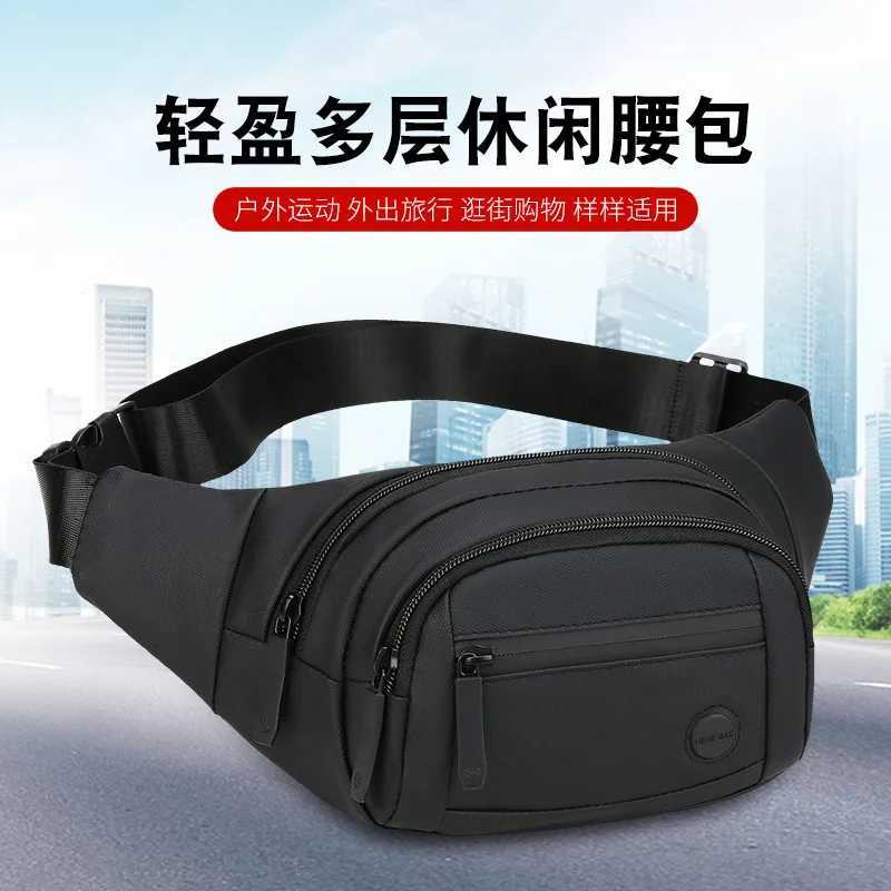 Lightweight chest bag mens new sports waist bag mobile phone bag waterproof crossbody bag multifunctional travel bag Z250911