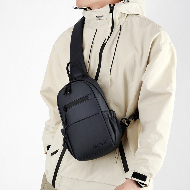 Men S Chest Bag Outdoor Sports Trendy Single Shoulder Bag Designer Bag Commuting Simple Handbag Multi Layer Large Capacity Luxury Bag Free Shipping Cr
