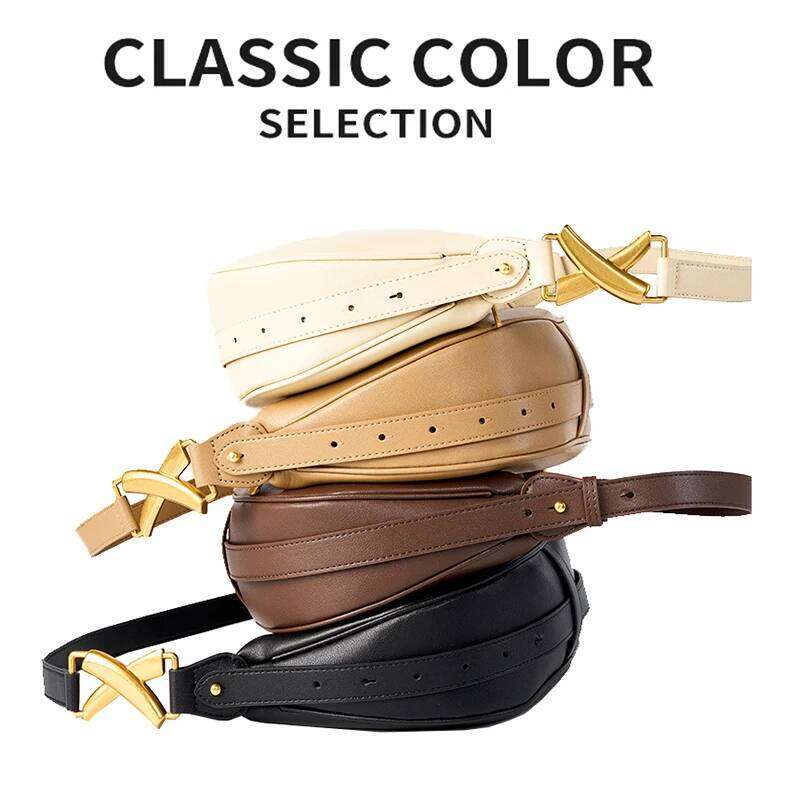 Women's 2025 New Spring Casual Dumpling Bag Girls Large Capacity Commuter Handbag Ladies Fashion Single Shoulder Armpit Bags 250805 250805