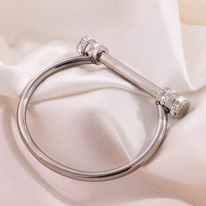 Popular Horseshoe Design Women Fashion Jewelry New Design Titanium Steel Luxury Brand Bracelet Bangle For Women Jewelry wholesales drop ship