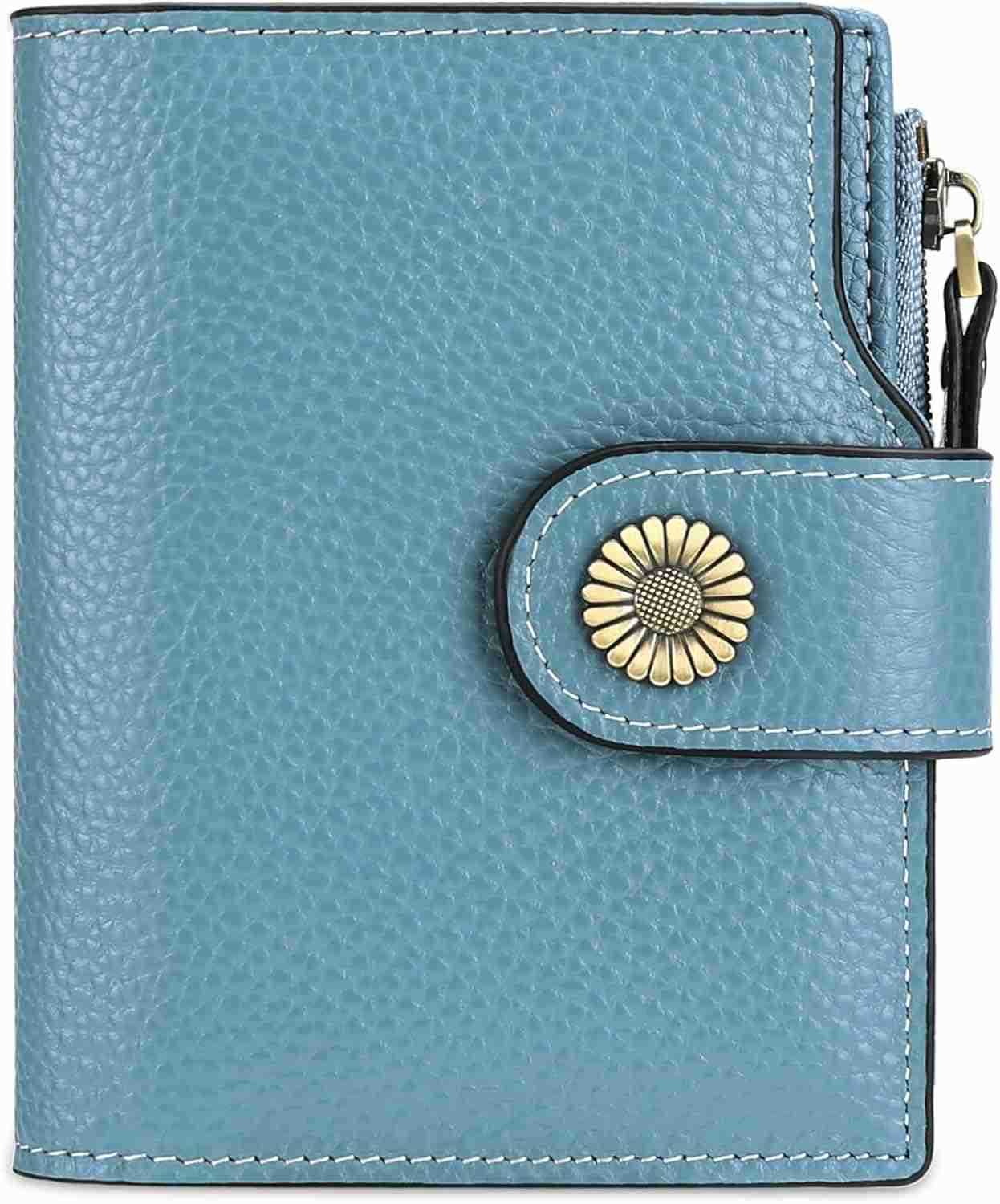 Small Wallet for Women Leather Bifold Compact Small Womens Wallet with RFID BlockingW250911