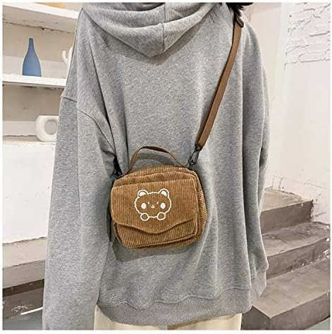 Purse Crossbody Bag and Wallet Corduroy PurseW250911