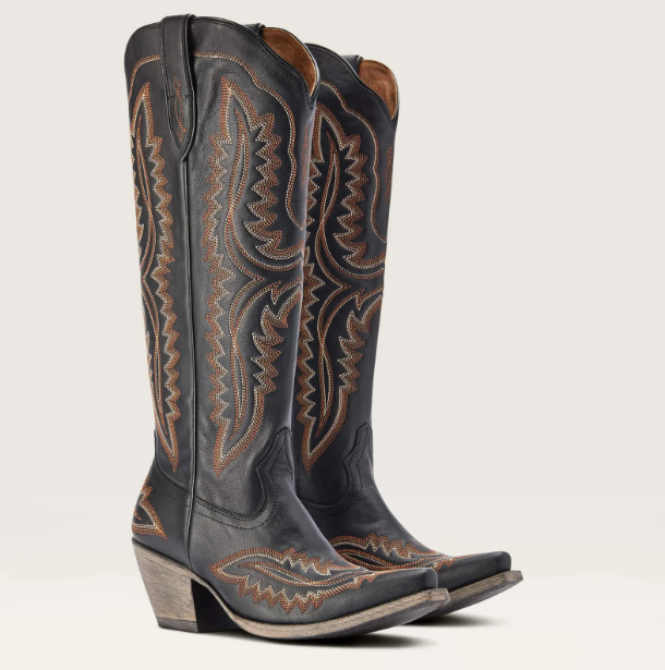 designer boots embroidery shoes High Barrel big size booties high heel Classic Equestrian s on Modern Leather Unisex Boots Comfortable Square Heel Cow