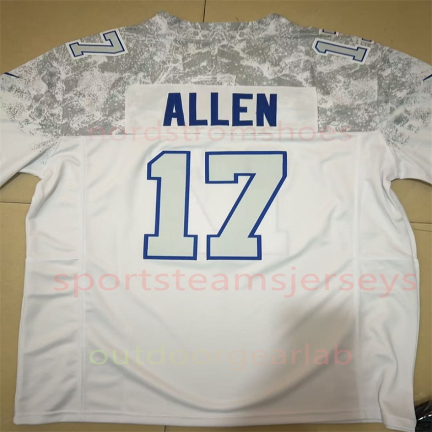 Personalized Custom 2025 Rivalries Football Jersey Josh Allen Joey Bosa Gabriel Davis Von Miller Dawson Knox Jim Kelly Embroidered