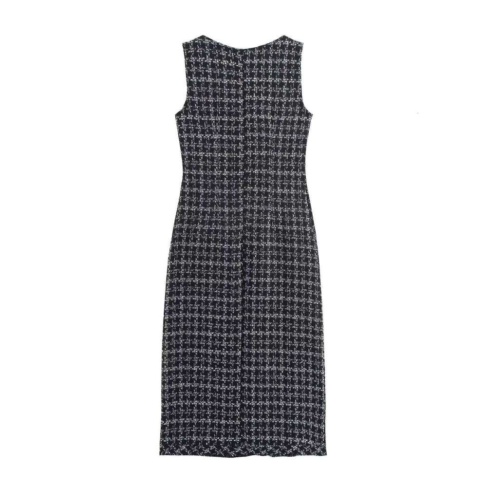 DHEssentials ins2025 New Fashionable Elegant Commuter Tweed Fashion Chanel Style Two-Piece Set