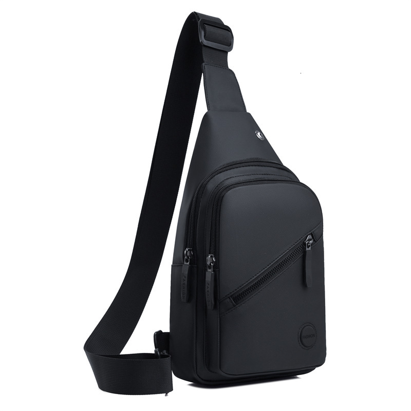 2025 Men S Chest Bag Fashion Versatile Solid Color Simple Designer Free Shipping Bag New Large Capacity Luxury Bag Outdoor Travel Portable Waterproof 