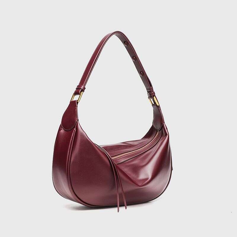 Women's 2024 New Fashion High-Quality Texture Single Shoulder Crossbody Versatile Niche Design Underarm Dumpling Bag