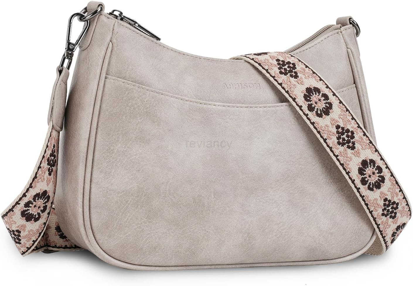 Trendy Leather Crossbody Purse with Adjustable Strap Womens Shoulder HandbagW250910