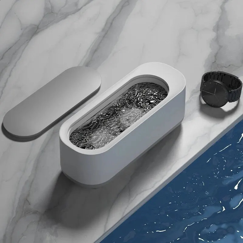 Portable Glasses Cleaner Jewelry Watch Makeup Brush Necklace Mini Washer Ultrasound Vibration Washing Cleaning Machine 250910