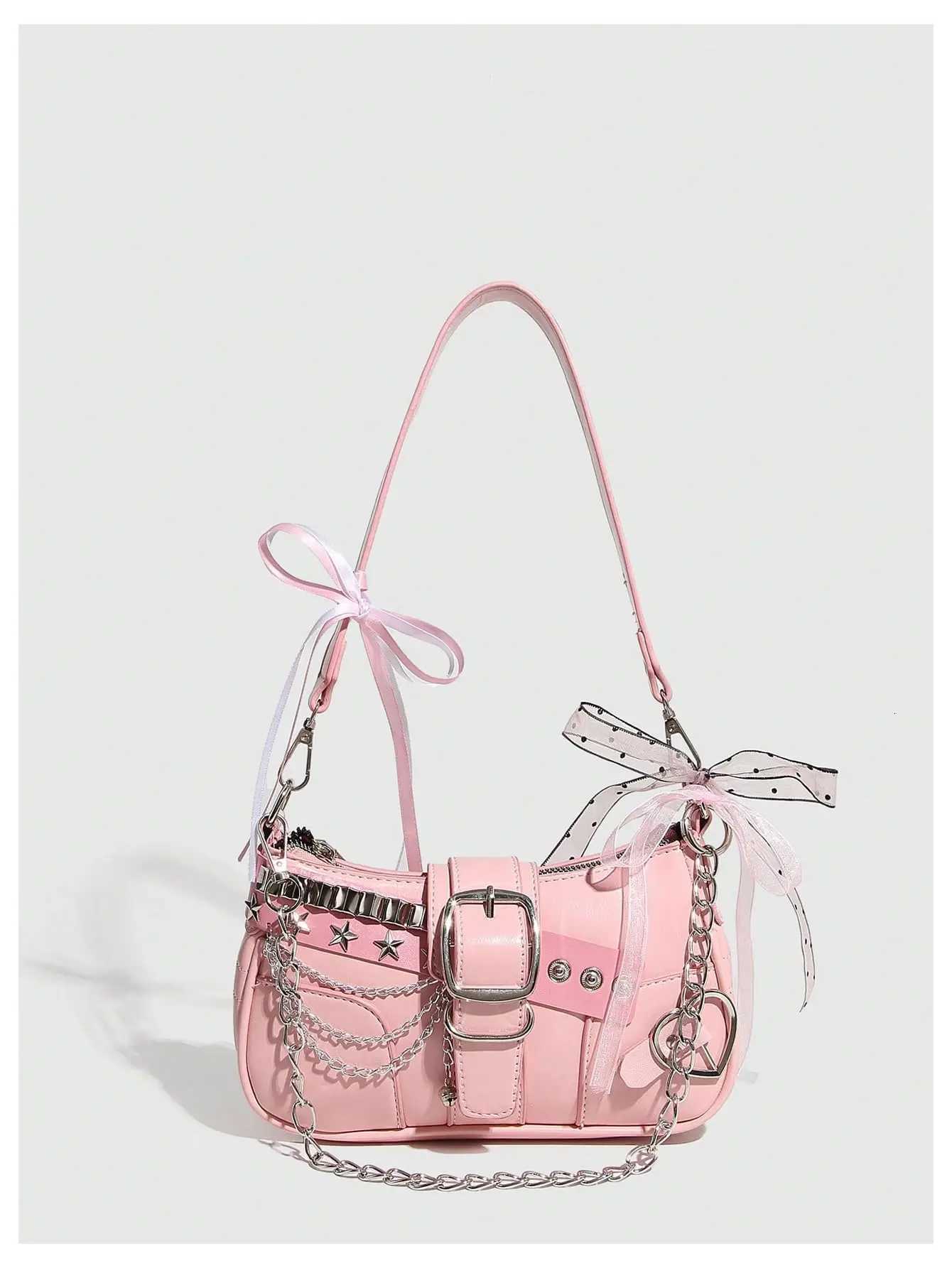 Fashion Womens Handbags Y2k Star Girls Shoulder Bag Korean PU Leather Female Mini Underarm Tote Bag Purses Ladies Hobo Handbags W250911