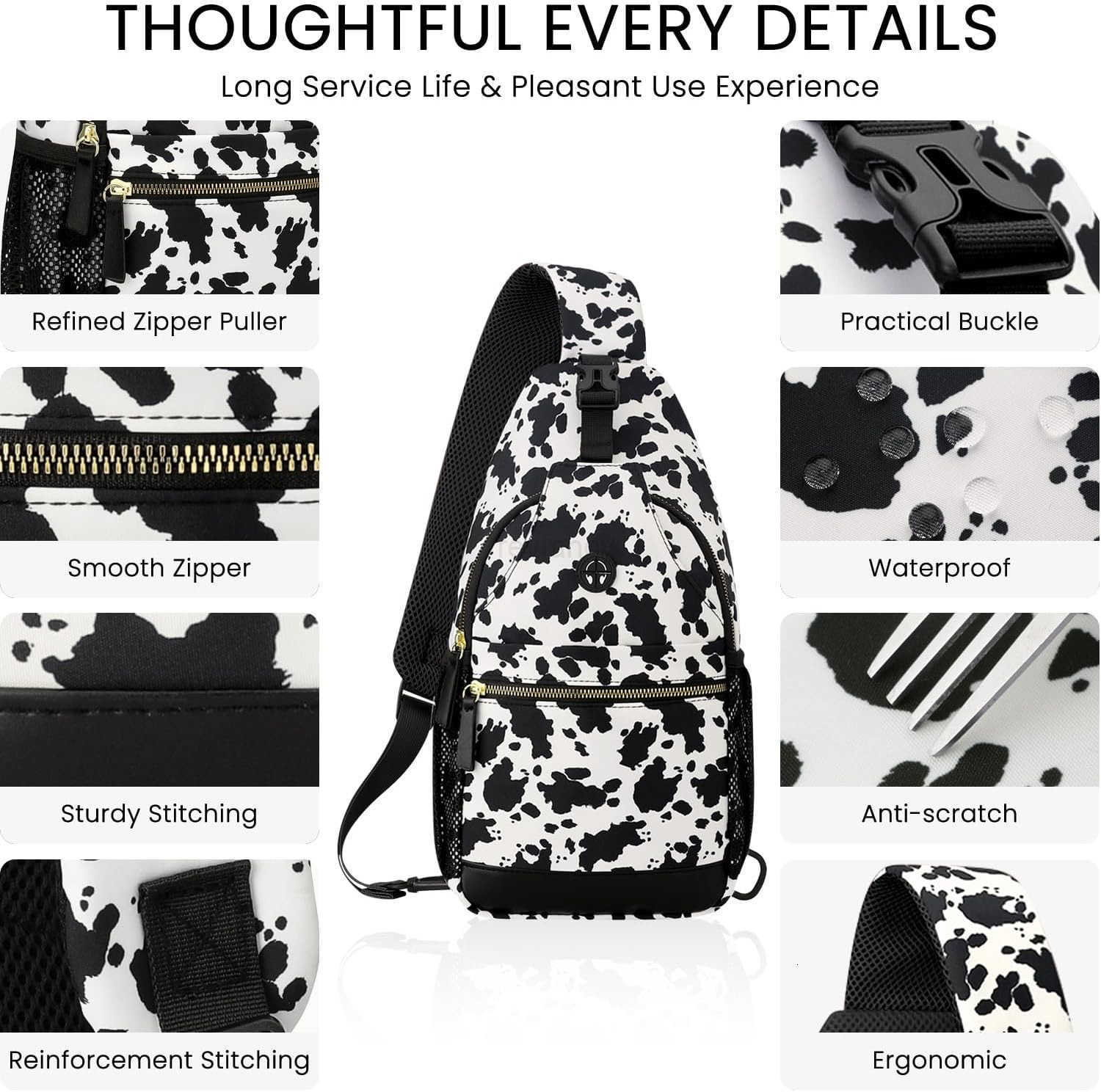 Small Crossbody Purses Bags for Women Men Travel Chest Sling Bag Women Casual Cross Body Bag for Woman Sling BackpackW250911