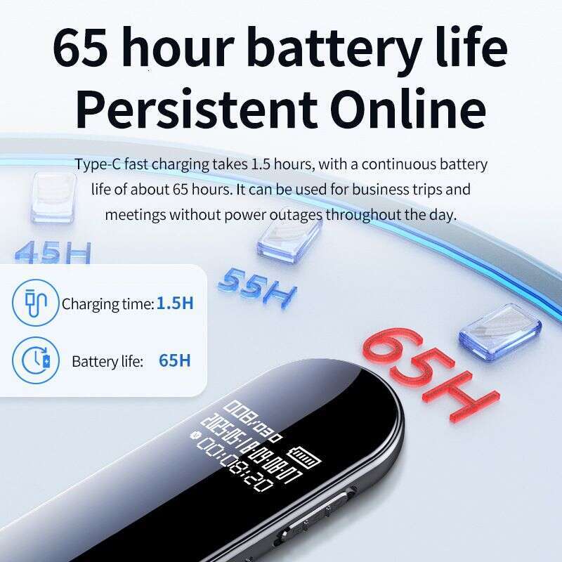 Manufacturer S New Cross Border V Controlled With Screen Mp Ai Intelligent Professional High Definition Noise Reduction Long Voice Recorder