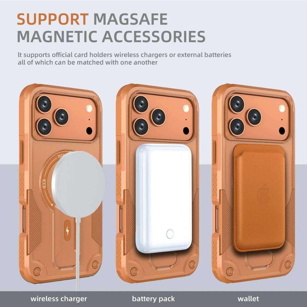 Military Protective Hard Armor Strong Case for Iphone 17 Air 16 15 Max Iphone17 14 13 12 Pro Iphone16 Iphone15