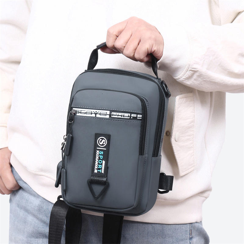 Men S Chest Bag New Sports Cycling Luxury Bag Crossbody Bag Designer Bag Casual Free Shipping Outdoor Handbag Versatile Lightweight Business Shoulder 