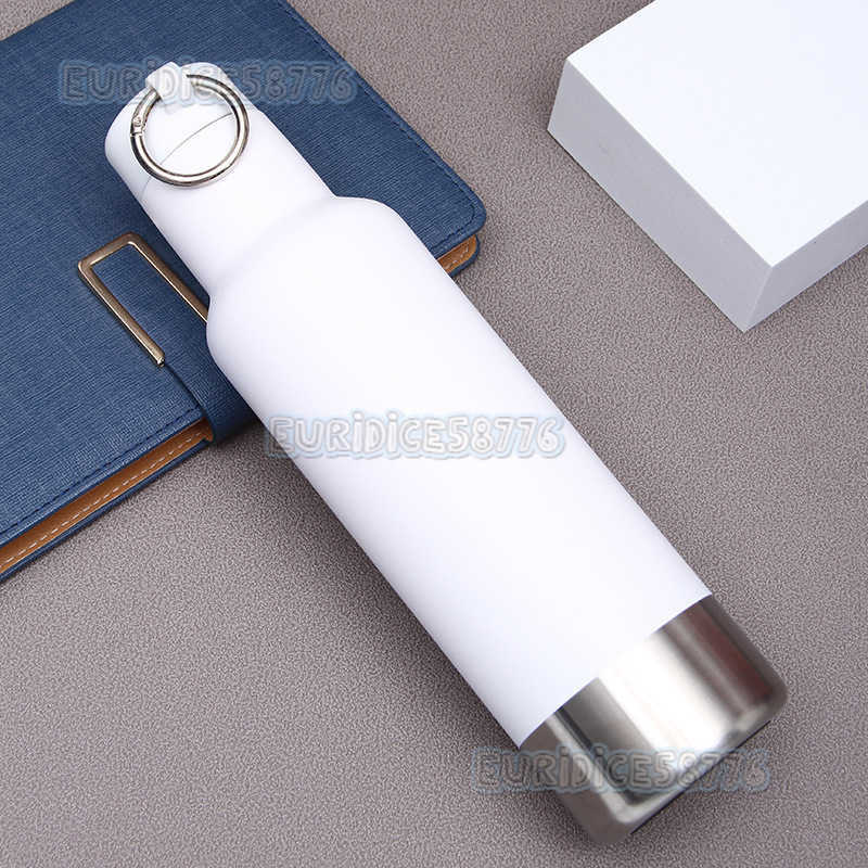 Stainless Steel Insulated Cup Outdoor Portable Sports Water Bottle Simple Water Cup Space Bottle Small Mouth Bottle H250911
